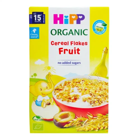 HIPP Cereal Pap дет.безмолочная органическая каша из хлопьев с фруктами 200гр